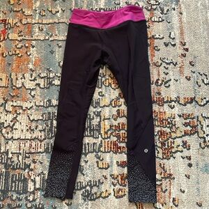 Lululemon reflective running tights